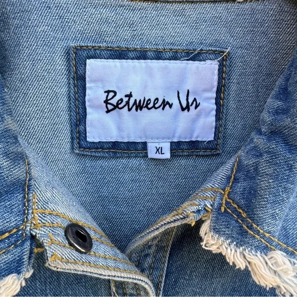 Distressed Blue Denim Jacket - Picture 3 of 7